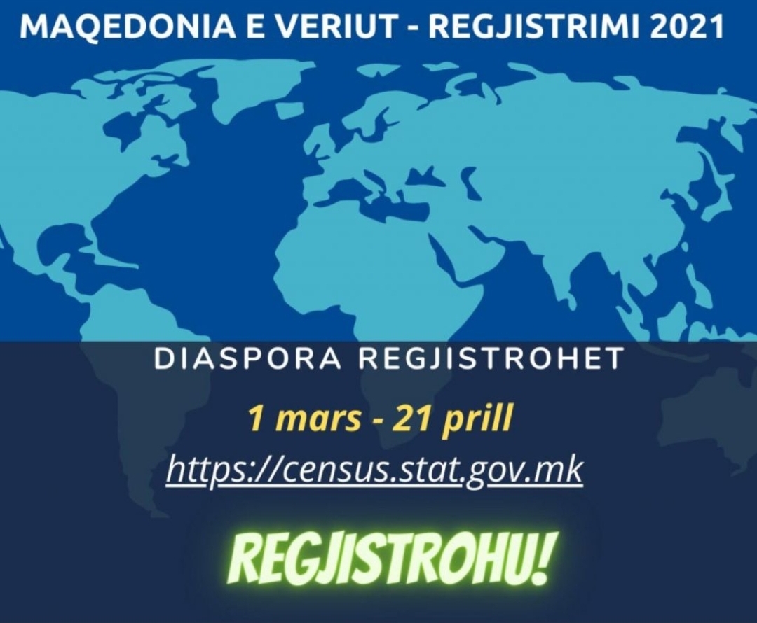 Linku në të cilin mund të regjistrohen diaspora nga Maqedonia e Veriut