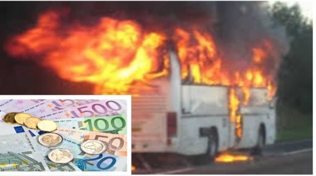 Shefi nuk ia dha rrogën, punëtori nga Fushë-Kosova i vë flakën autobusit