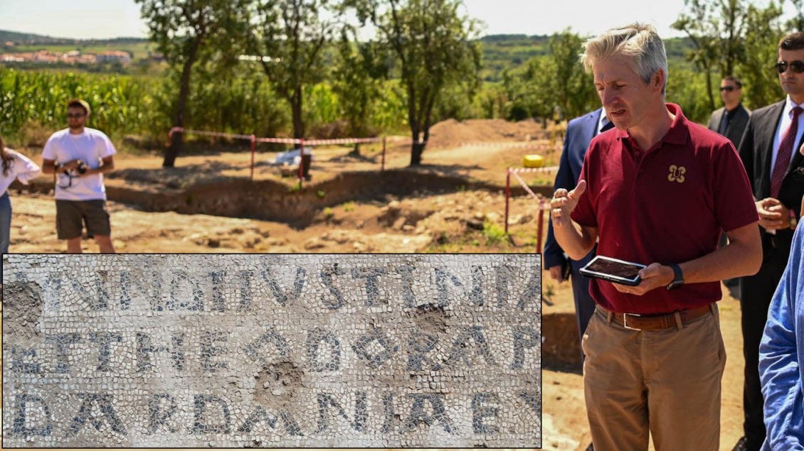 Dedikim nga perandori Justinian, zbulimi i dekadës në ”Ulpianë”