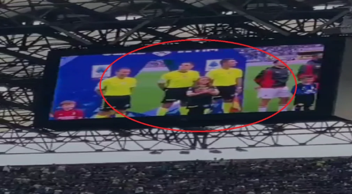 “Shqipeeee…”, bëhet virale videoja gjatë ndeshjes Inter-Milan pasi vajza e vogël bën shqiponjën