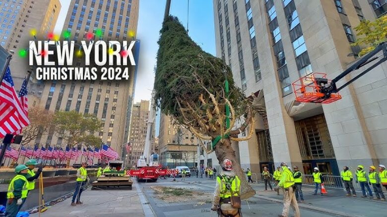 Bredhi 22 metërsh që do të vendoset në New York, ka 50 mijë poça LED dhe yllin Swarovski me tre milionë kristale