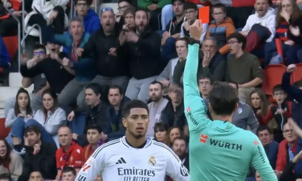 Ja sa rrezikon të dënohet Bellingham, pas kartonit të kuq