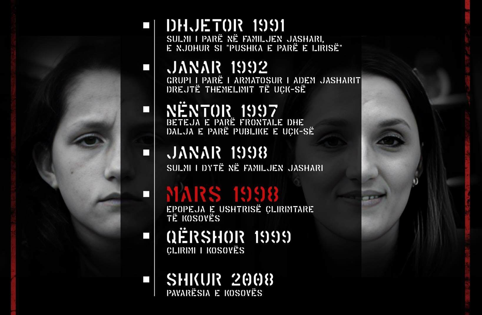 Besarta Jashari uron Epopenë e Ushtrisë Çlirimtare të Kosovës