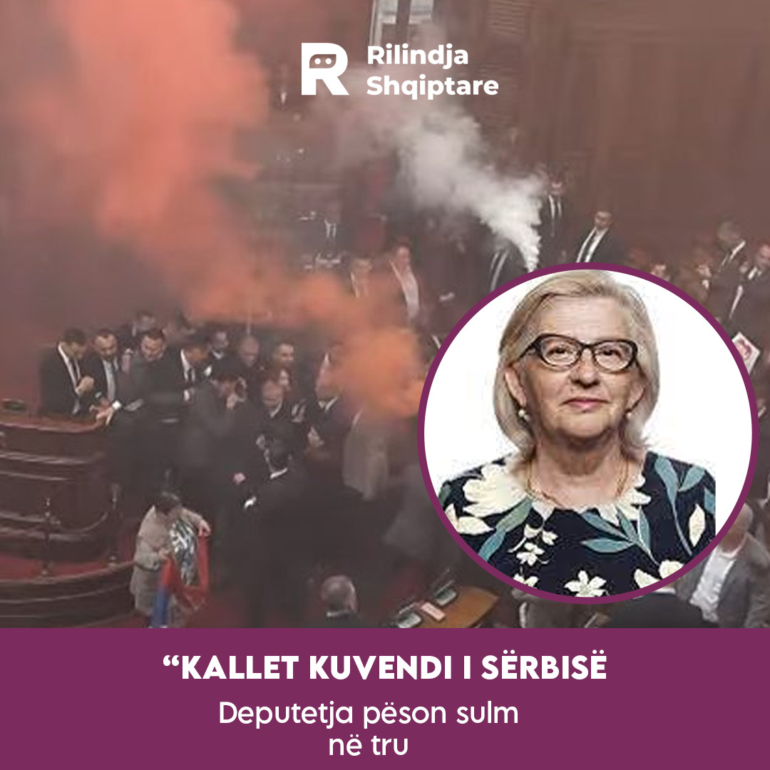 Kaos në Kuvendin e Serbisë: Hedhja e gazit tymues shkakton panik, deputetja pëson sulm në tru