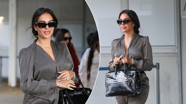 Georgina Rodriguez shfaq unazën madhështore të fejesës në debutimin e saj në Venecia