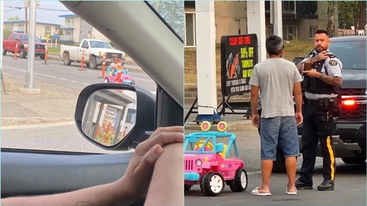 burri-arrestohet-pasi-drejtoi-nje-makine-loder-ne-nje-rruge-te-“ngarkuar”-ne-kanada